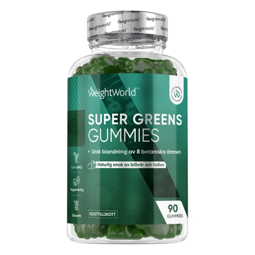 Köp Superfood Vitamin Gummies, 90 st | Med 8 superfoods, zink och B-vitamin komplex | WeightWorld