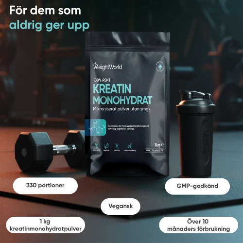 Rent Kreatinpulver | För träningsprestation | Köp hos WeightWorld